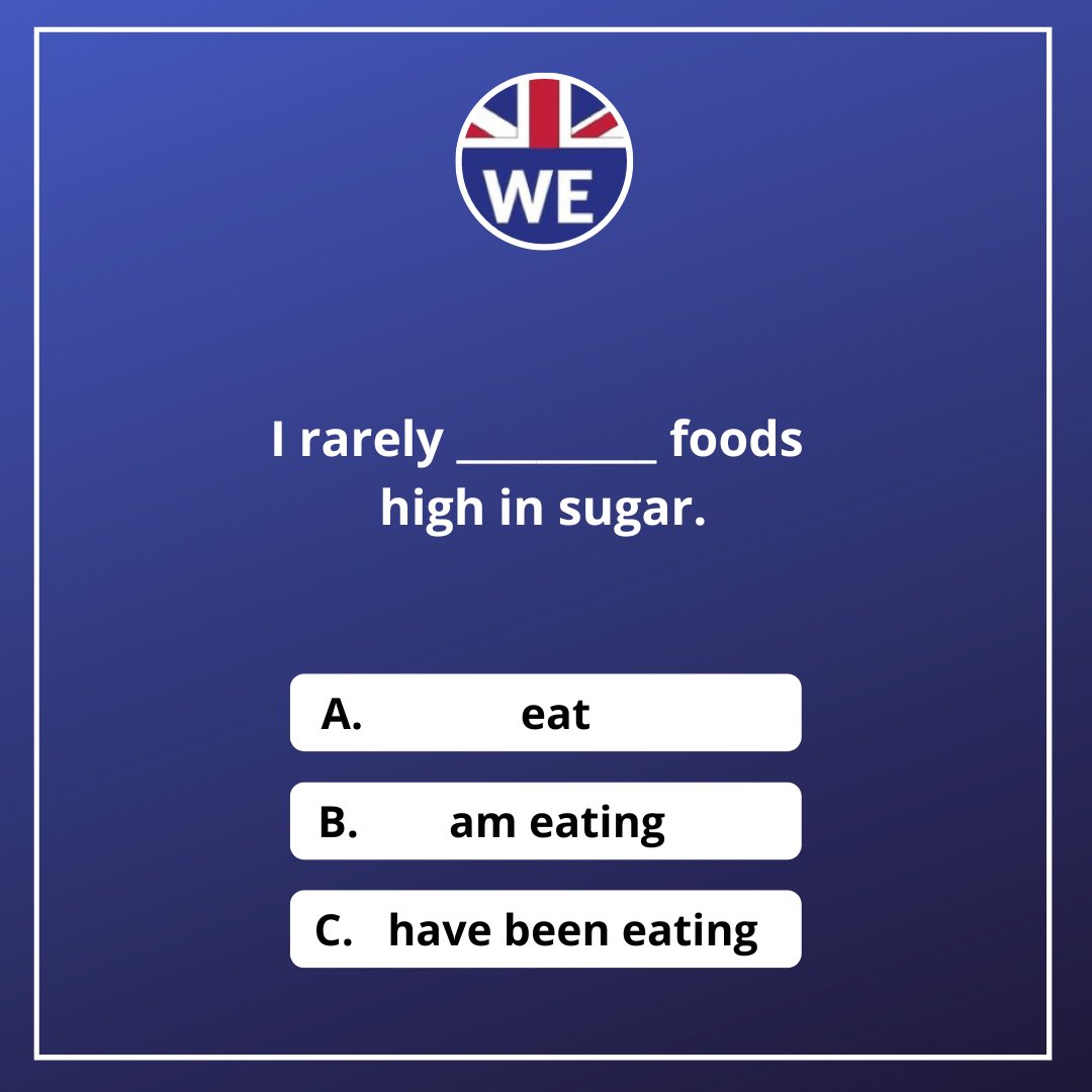 Westminster English on Twitter "Which is the correct verb tense?"