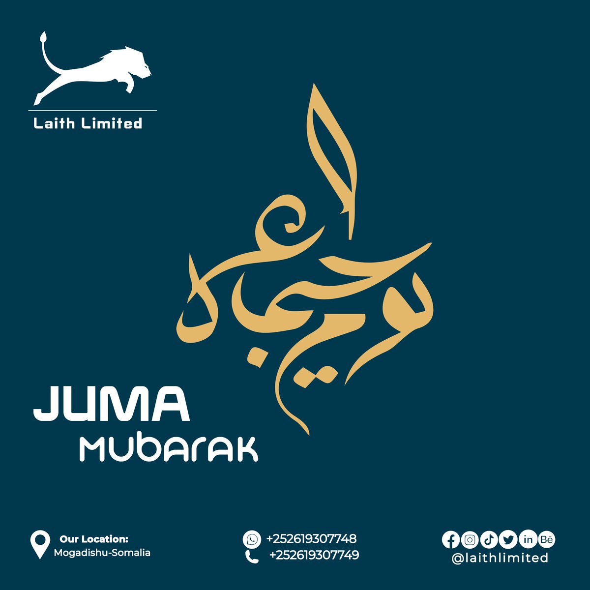 laithcreative's tweet photo. Juma Mubarak to all our valued clients &amp; Somali community! 🕌✨

#JumaMubarak https://t.co/tk4Mr3RDgK