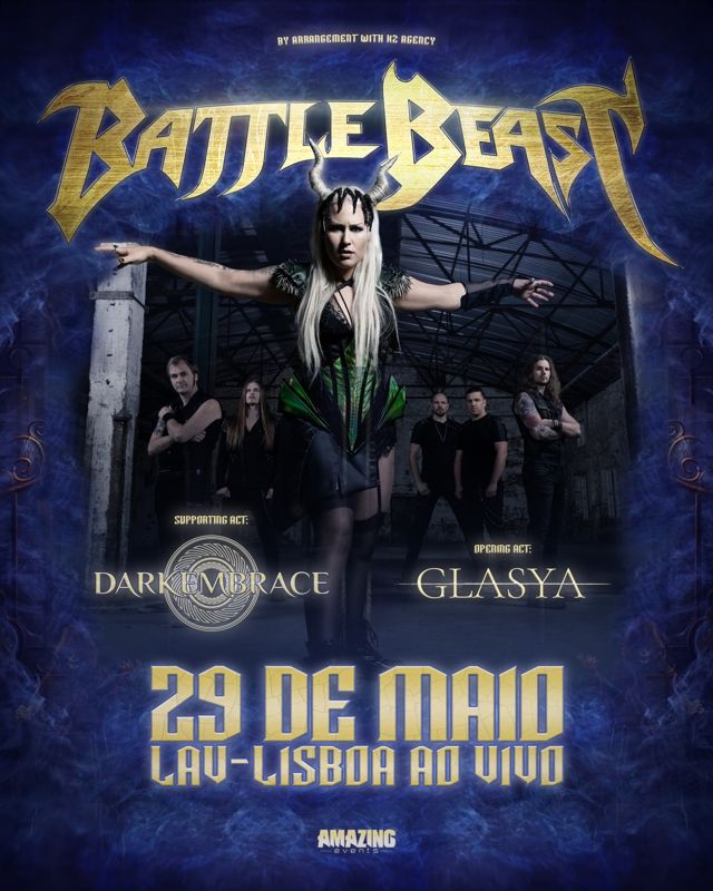 Glasya adicionados ao cartaz de Battle Beast e Dark Embrace

worldofmetalmag.com/28-05-23-battl…

#AmazingEvents #BattleBeast #DarkEmbrace #HeavyMetal #LAV #LisboaAoVivo #PowerMetal

worldofmetalmag.com/28-05-23-battl…