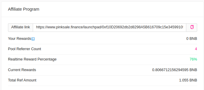 BluePepeToken's tweet photo. Don't forget we have AFFILIATE PROGRAM on Pinksale!
💰76% Affiliate rewards NOWW 🔥
👉How to Get Your Affiliate Link?
Get your own affiliate link at the affiliate program section of the Pre-sale page. You must connect your wallet to see your affiliate link
https://t.co/lY0svynPTz https://t.co/orpUhfXaWL