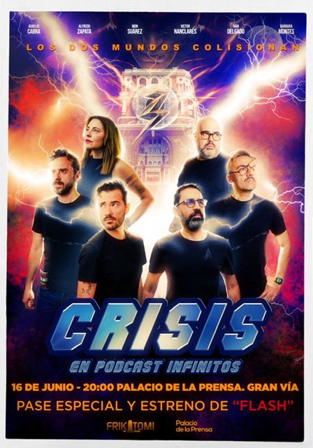 ‼️ESTO VA A PASAR‼️
16 de Junio  20:00h  
Pase especial de #Frikitomi +
Proyección de #Flash 
En el <a href="/palacioprensa/">Palacio de la Prensa</a> 
🎫 Entradas 👉🏻 palaciodelaprensa.com/espectaculo/pa…