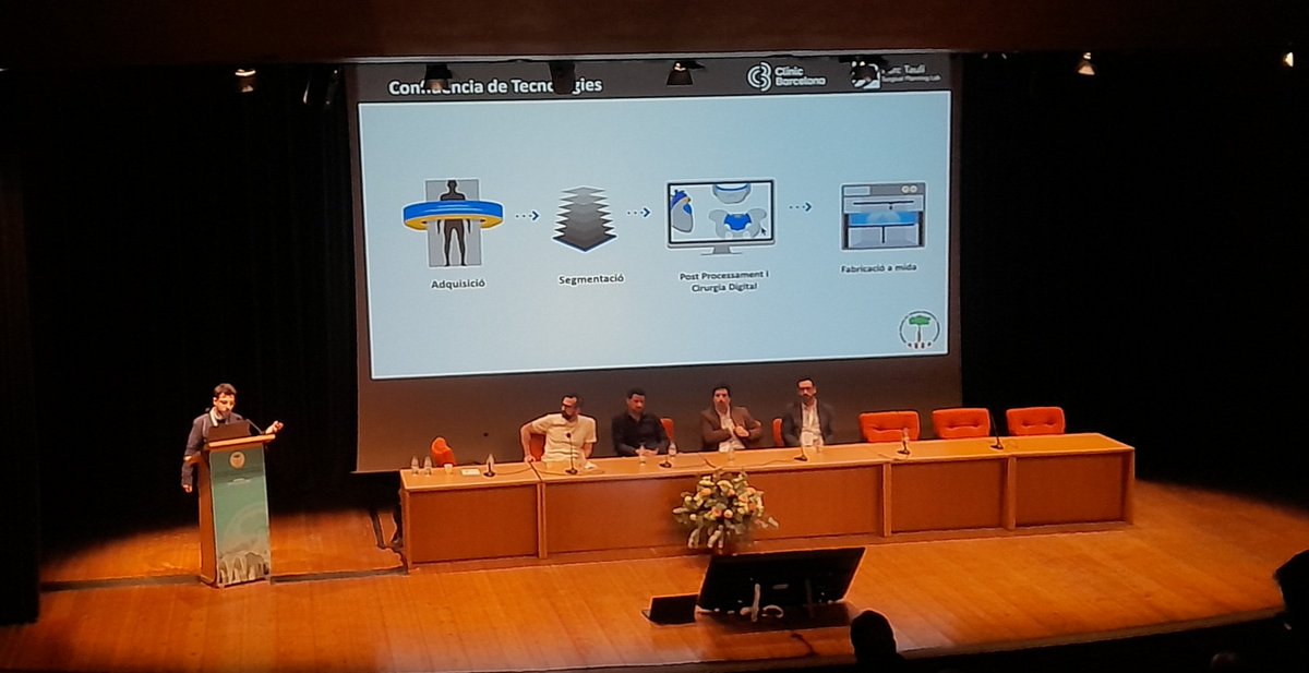 Taula Rodona sobre cirurgia digital 3D i les principals aplicacions en l'àmbit COT al 35è Congrés SCCOT. Amb:
Dr. Berenguer, Cirurgia de la Mà
Dr. Balaguer, Genoll 
Dr. Muñoz, Maluc 
Dr. Pellejero, Raquis  
Coordinador: Dr. Fillat

#SCCOT23