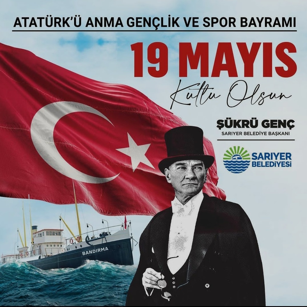 19 Mayıs bu vatanın kurtuluşu için özgürlüğe atılmış ilk adımdır. Gençliğe verilmiş bir meşale ve hiç sönmeyecek bir ateştir. 19 Mayıs Atatürk’ü Anma Gençlik ve Spor Bayramımız kutlu olsun 🇹🇷 🇹🇷

#19mayısgençlikvesporbayramı
#19mayıs1919
#19mayısgenclikvesporbayramıkutluolsun