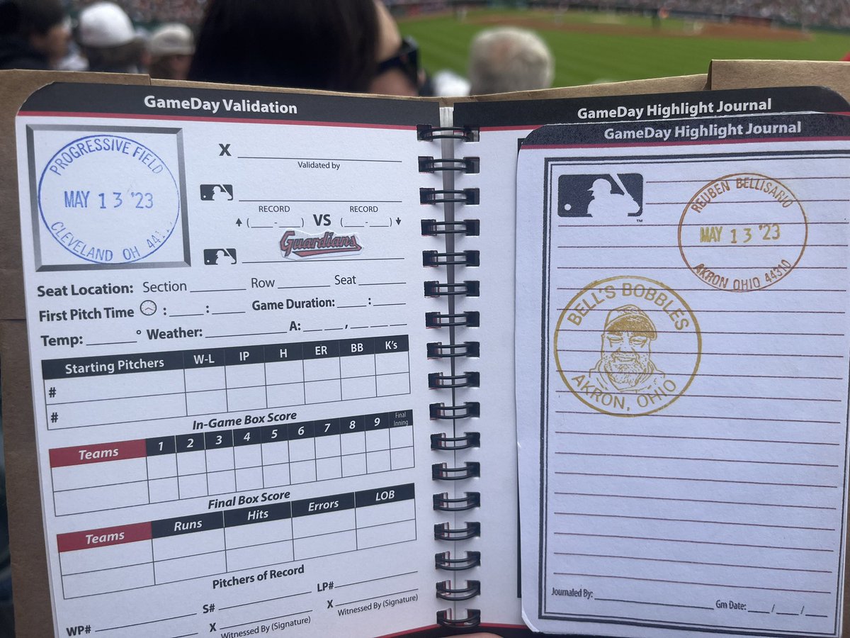 BellBobbles's tweet image. Hey @TrentMWeather if you want to visit all the ballpark, you need to do the #mlbballparkstamping good way to chronicle your journey