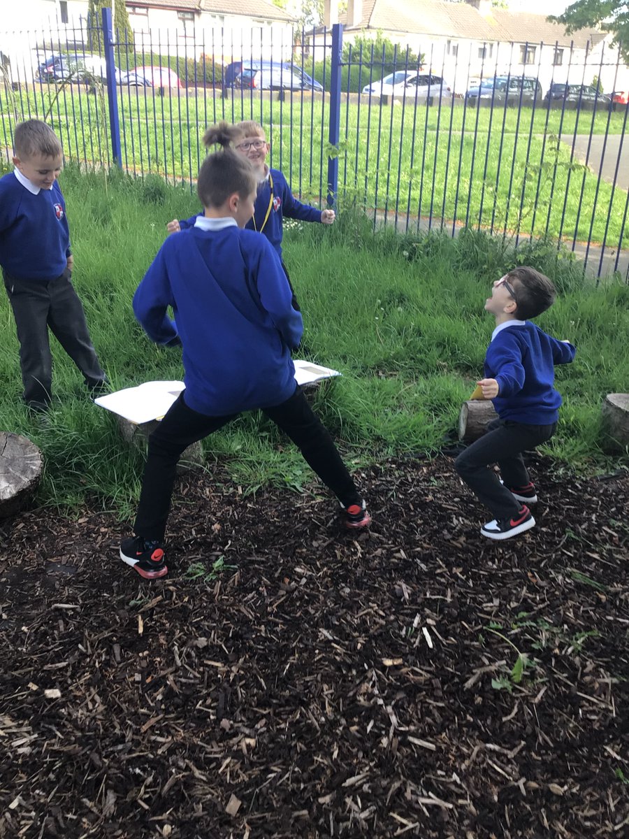 MPPS_Wirral's tweet photo. Year 4 have learnt the story of Beowulf through the help of Talk For Writing. We used the outdoor classroom to help with our story telling #MPPSYear4 #MPPSLiteracy https://t.co/q18kwsRSaS