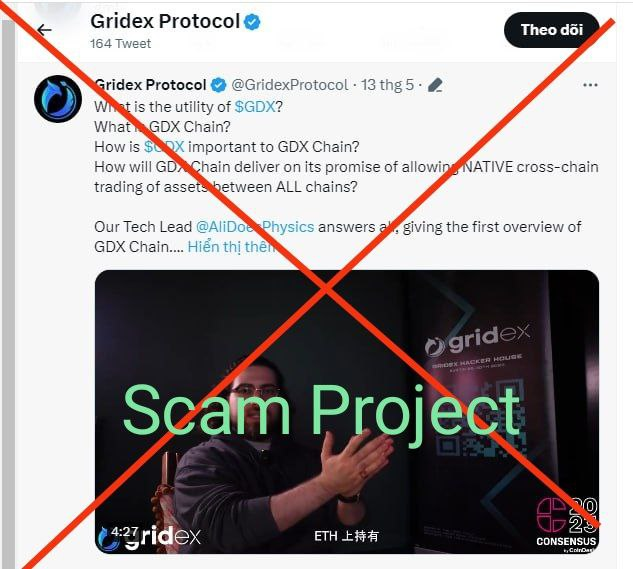 LuxubuVBS's tweet photo. Everyone please be careful with this project. Shitcoin #GridexProtocol. https://t.co/cO9Fu0vRTa