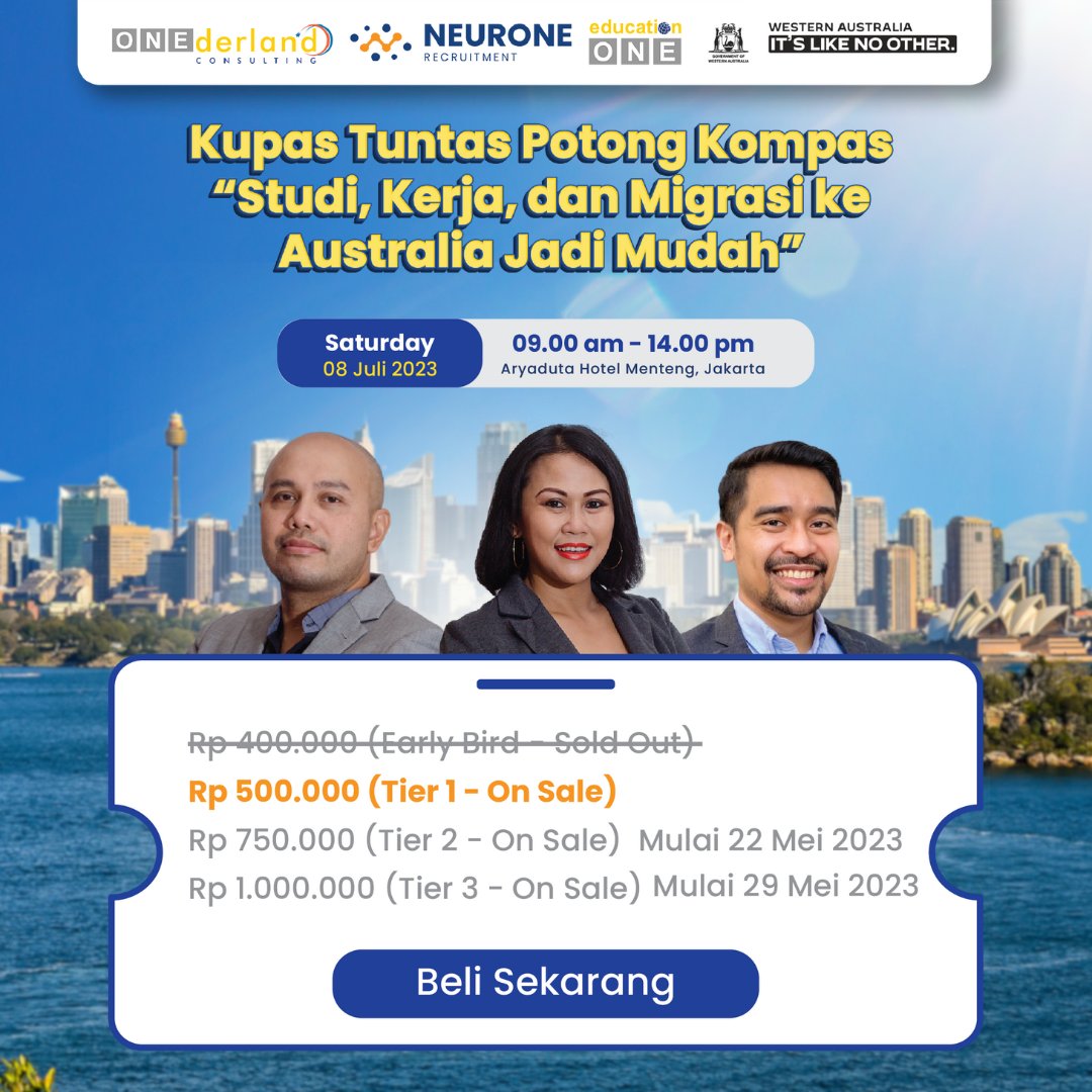 education_one's tweet photo. Btw tiket acara ini sudah bisa dibeli lho! 

Beli sekarang, hemat 250K!!🎉

Yuk cusss langsung aja tanya-tanya di DM atau klik link berikut untuk detail acara dan tiketnya: https://t.co/bAFTOCFaYo https://t.co/YLZkBvmJlq