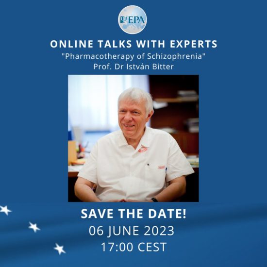 🧑‍💻 Save the date for our next Online Talks with Experts on 'Pharmacotherapy of Schizophrenia'

📅 Tue 6 Jun at 17:00 CEST

🔗 Details and sign-up at: europsy.net/online-talks-w…