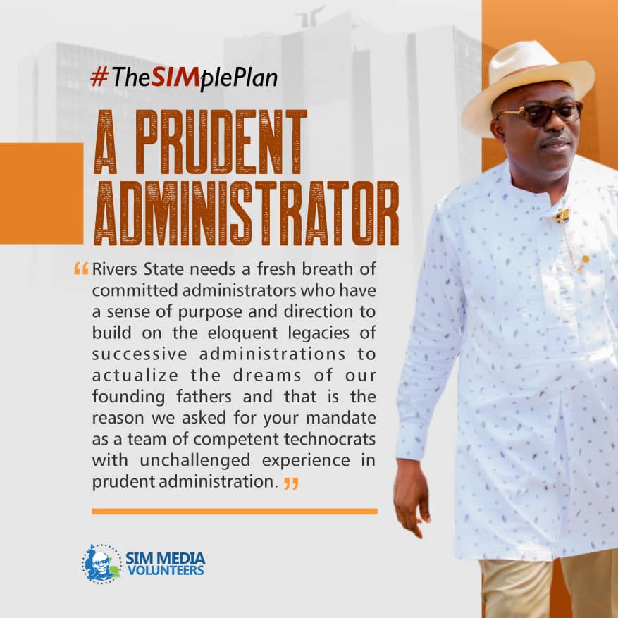 tee1boss's tweet image. #TtriceWeb

#TheSimplePlan 

A PRUDENT ADMINISTRATOR:

"Rivers State needs a fresh breath of committed administrators who have a sense of purpose and direction.

Akpabio/Apapa/Kogi/Arise TV/Guardiola/Appeal Court/Jim Iyke/Ancelotti/Labour Party/Lydia/Rudiger/Modric/Nedu
