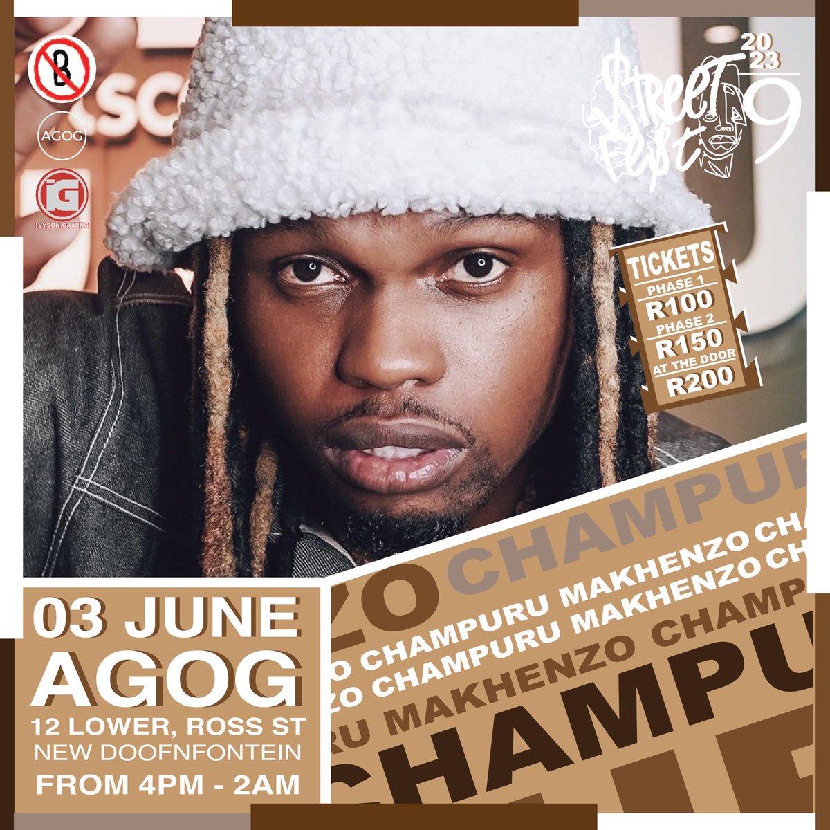 NOTBENJAMIN_'s tweet photo. $TREETFE$T IX DJ ANNOUNCEMENT ๐ข
03JUNE / AGOG MABONENG / 4PM-2AM
EARLY BIRD TICKETS SOLD OUT
PHASE 1 TICKETS STILL AVAILABLE
TICKET LINK: https://t.co/P98Rhkbd6l
#STREETFEST9FREESTYLE COMPETITION IS FINISHING TODAY, MAKE SURE YOU SUBMIT BEFORE MIDNIGHT!
LETS OPERATE ZALO ๐คฒ๐ฝ https://t.co/KQgPkkgrTi