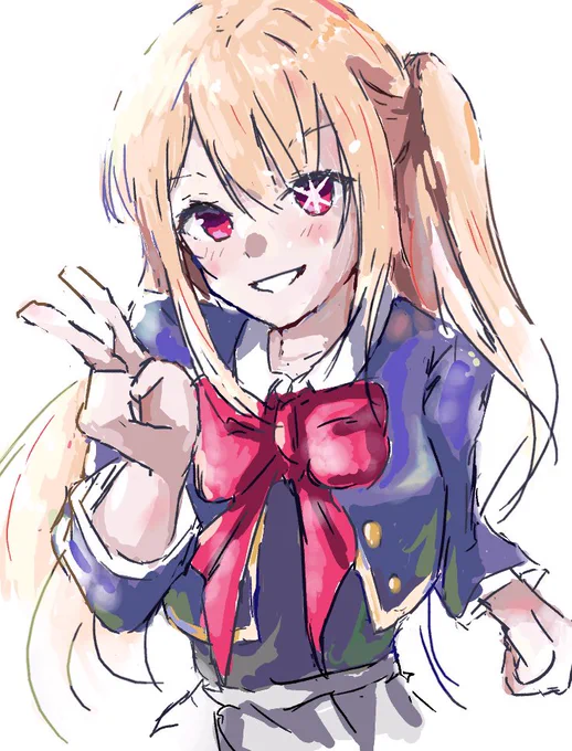 絵チャ ルビーちゃん!#推しの子イラスト 
