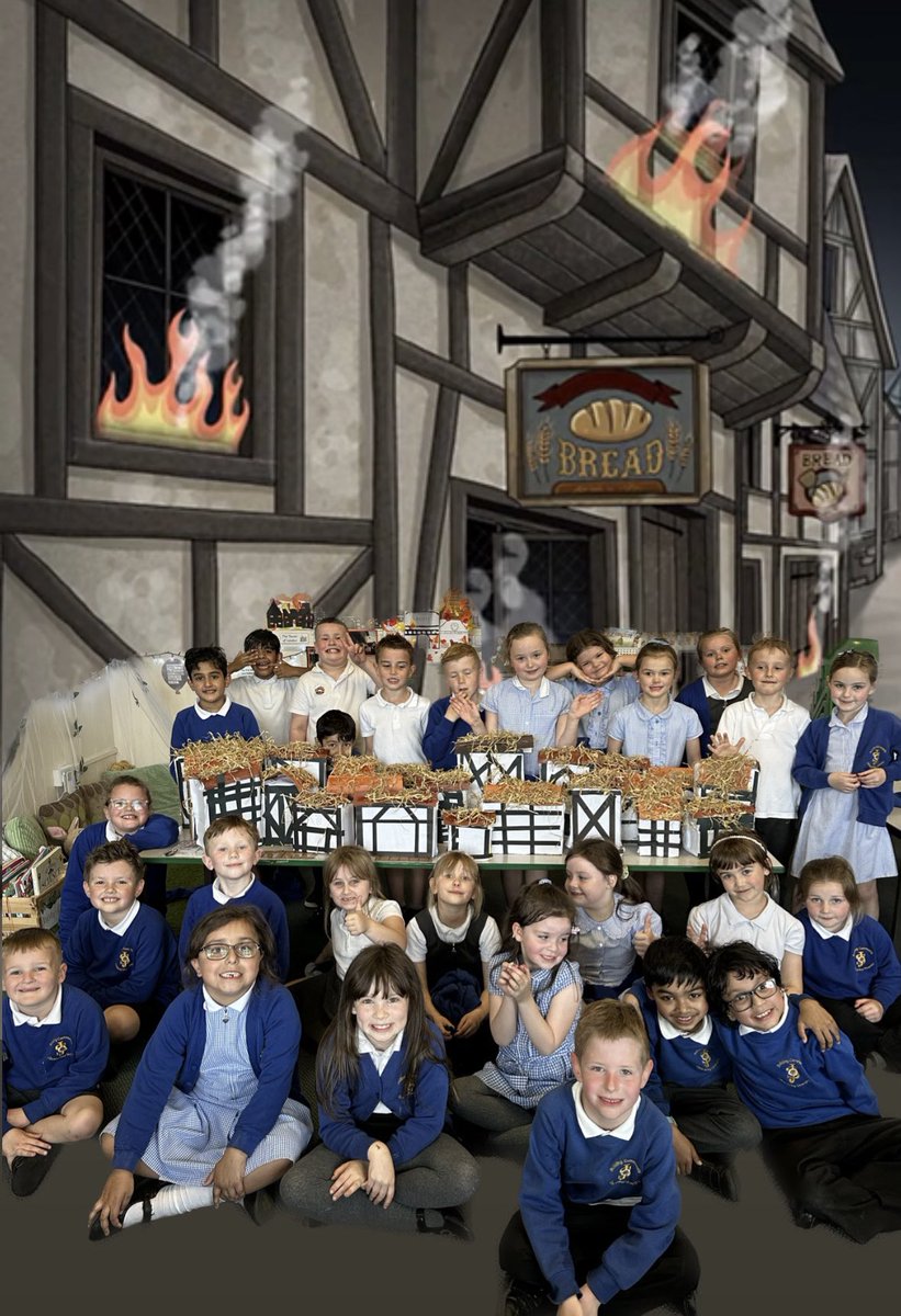 stjosephskly's tweet photo. Apple have been busy making their own Pudding Lane!! Let’s hope it doesn’t burn down like the great fire of London! 🔥 #Appleclass #SJKdt https://t.co/w0AVzvNfoe