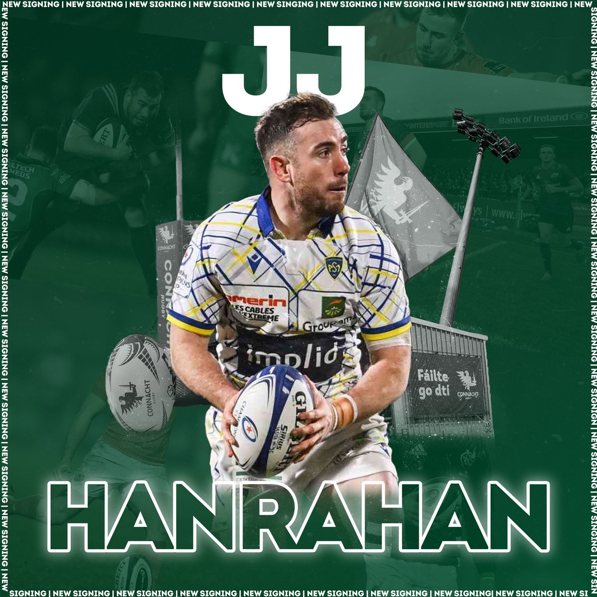 🏉 938 career points
🧢 209 games across 3 leagues 
🟢 One of us  

Welcome to Connacht, JJ Hanrahan! 🔥

connachtrugby.ie/news/jj-hanrah…