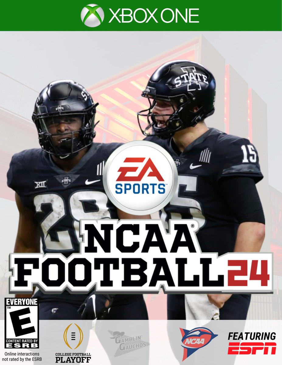 One NCAA24 cover, two Iowa State legends 🌪️