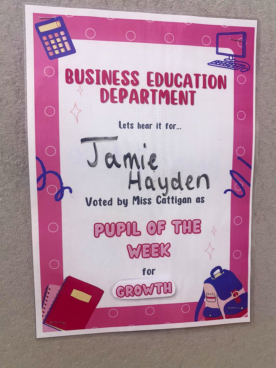 HarrisBusEd's tweet image. Business superstars of the week ⭐️⭐️⭐️⭐️ 

Huge well done to Jessica, Aleyna, Oliver and Jamie for achieving business pupils of the week! 👏🏻