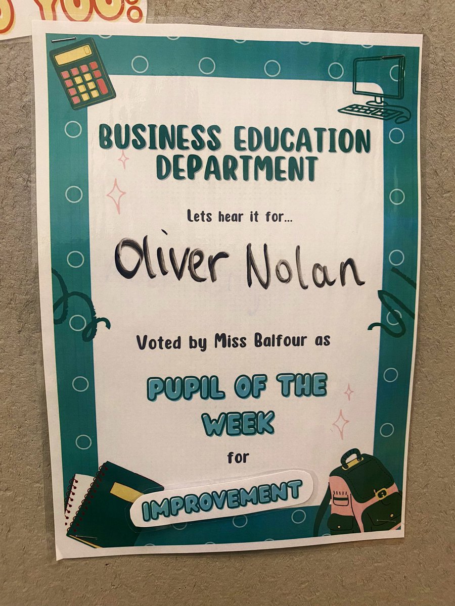 HarrisBusEd's tweet image. Business superstars of the week ⭐️⭐️⭐️⭐️ 

Huge well done to Jessica, Aleyna, Oliver and Jamie for achieving business pupils of the week! 👏🏻