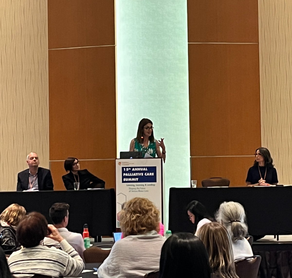 CoalitionCCC's tweet photo. Day 1 closing keynote Kate Meyers and Transforming Care Partners were an engaging dynamic to wrap up Thursday's sessions. #ccccsummit23 #PalliativeCare #POLST https://t.co/DAeoZ6beic