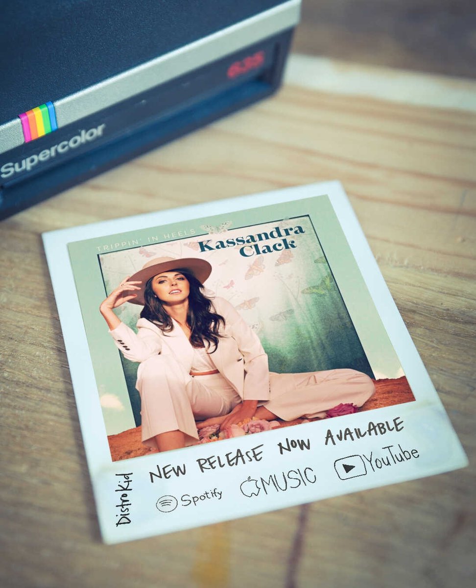 KassandraClack's tweet photo. Have you heard? My new album is available in all digital stores! 
Stream here 🎶 https://t.co/ILBopxt9iO

#newmusic #polaroid #spotifyartist #mynewmusic #streamnow #artist portrait https://t.co/lYPTZDxnmh