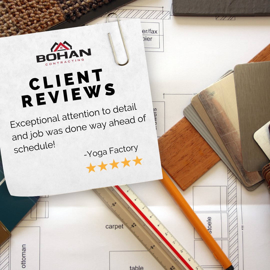 BoHanContract's tweet photo. Thank you for choosing Bohan Contracting for your job! We appreciate the kind review.
If you've had a great experience with the Bohan team, we'd love to hear from you: https://t.co/FoimF6J5kV
#BohanContracting #CommunityContractor #AnnapolisContracting #Contractor #Review https://t.co/APdCyaXDgE