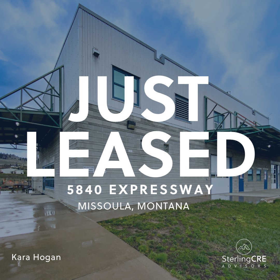 Unique warehouse space at 5840 Expressway in Missoula just leased to a national research company. Looking to secure an industrial space in Missoula? Contact the SterlingCRE team at 406-396-1176.
.
.
.
.
#MissoulaMontana #missoula  #montanaindustrial  #montanaproperty #montanacre