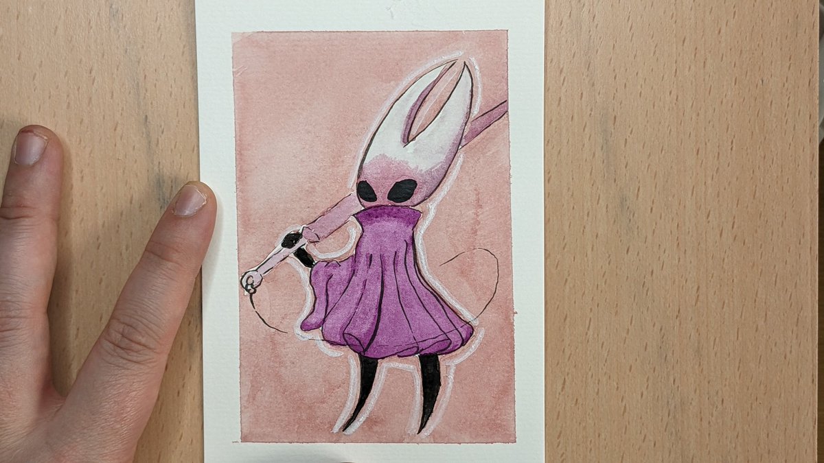 MrGhopeless's tweet image. Another watercolour today
Hornet from Hollow Knight and soon to be SilkSong
Timelapse video will be posted up to
youtube.com/@HopelessArt
Soon
#Fanart #Hornet #silksong #hollowknight #hollowknightart #art #watercolourpainting #watercolorpainting #painting