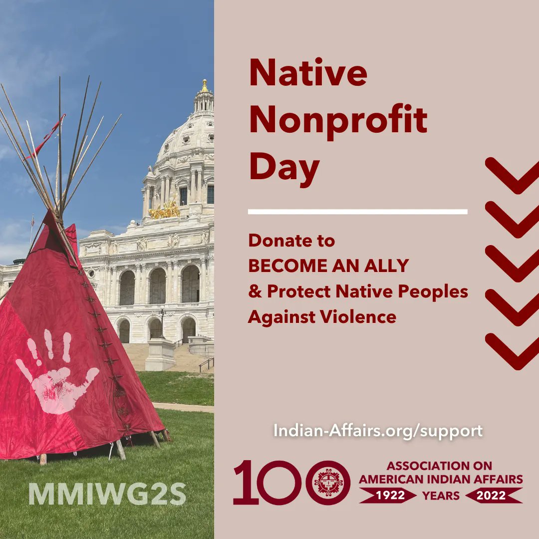 IndianAffairs's tweet image. Together, we can make a difference. BECOME AN ALLY today! DONATE HERE: bit.ly/42LtLss

#NativeNonprofitDay #GiveNative #SupportNativeLed #Native #NativeAmerican #Indigenous #EverythingBack