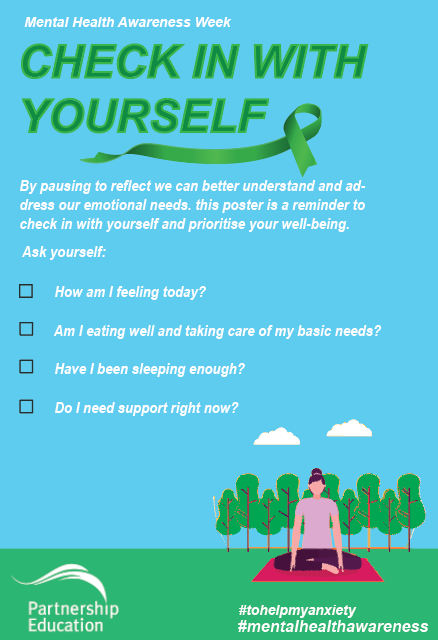 PEL_ICT's tweet photo. Ask yourself- "have I checked in with myself today?"๐ญ
These are crucial steps to know if our emotional needs are being met.
#ToHelpMyAnxiety #MentalHealthAwarenessWeek #MentalHealthAwareness #PartnershipEd https://t.co/rMnNinwdH2
