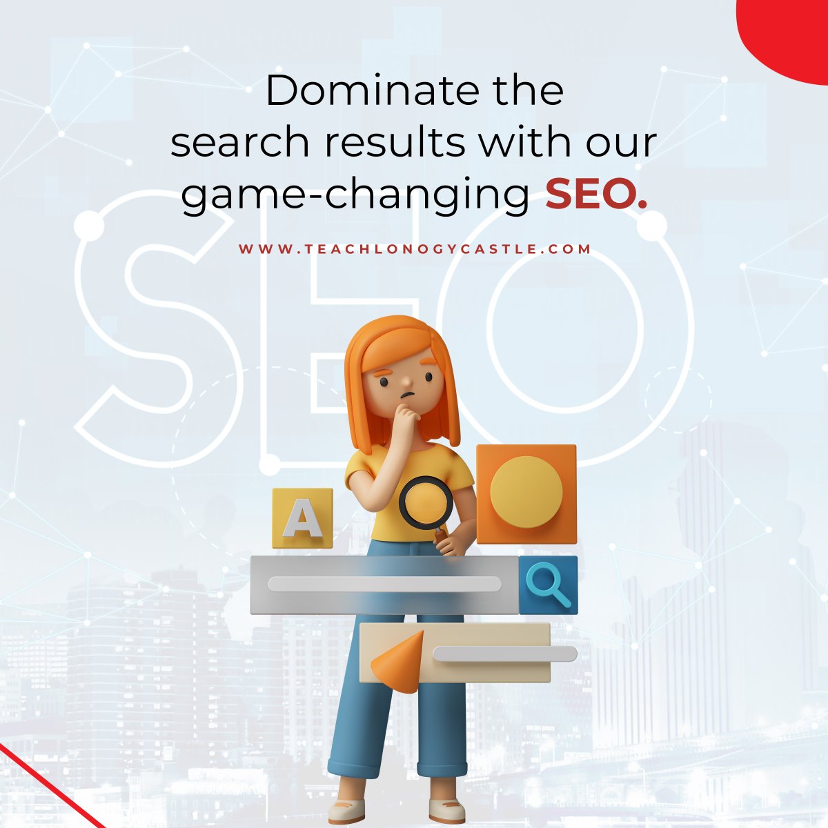 OfficialTCastle's tweet photo. Are you tired of your website being buried on the second or third page of search results? It's time to take control and dominate the search results with our game-changing SEO strategies.

#SEO #SearchEngineMarketing #ContentMarketing #LinkBuilding #WebTraffic #KeywordResearch https://t.co/k9zPON2k1y