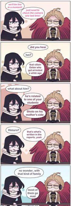 Heroes - not offline??? They took him out the back and shot him in ze legz after this (Inspired by a few Twitter theories about the Himura family)