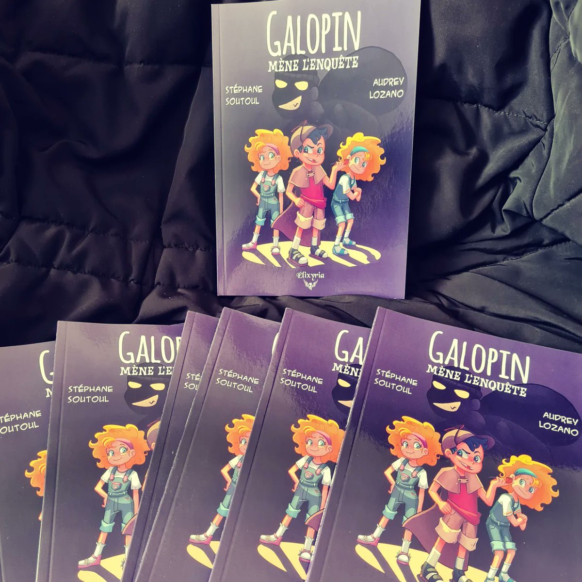 stephanesoutoul's tweet image. Réception de mes exemplaires auteur de Galopin mène l&apos;enquête. Ma nouveauté est disponible sur la boutique de @EElixyria avec ded goodies. Une lecture bourrée de surprises pour les p&apos;tits bouts à partir de 9 ans 📚  #enfants #livresenfants #lectureenfants #jeunesse #lecture
