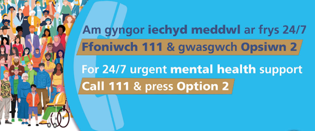 A new Mental Health service has launched in Gwent offering easier access to urgent mental health and wellbeing advice. The service, introduced in <a href="/AneurinBevanUHB/">Aneurin Bevan University Health Board</a> is a new option via the FREE NHS 111 phone line, where callers can press 2 to speak to local mental health advisors