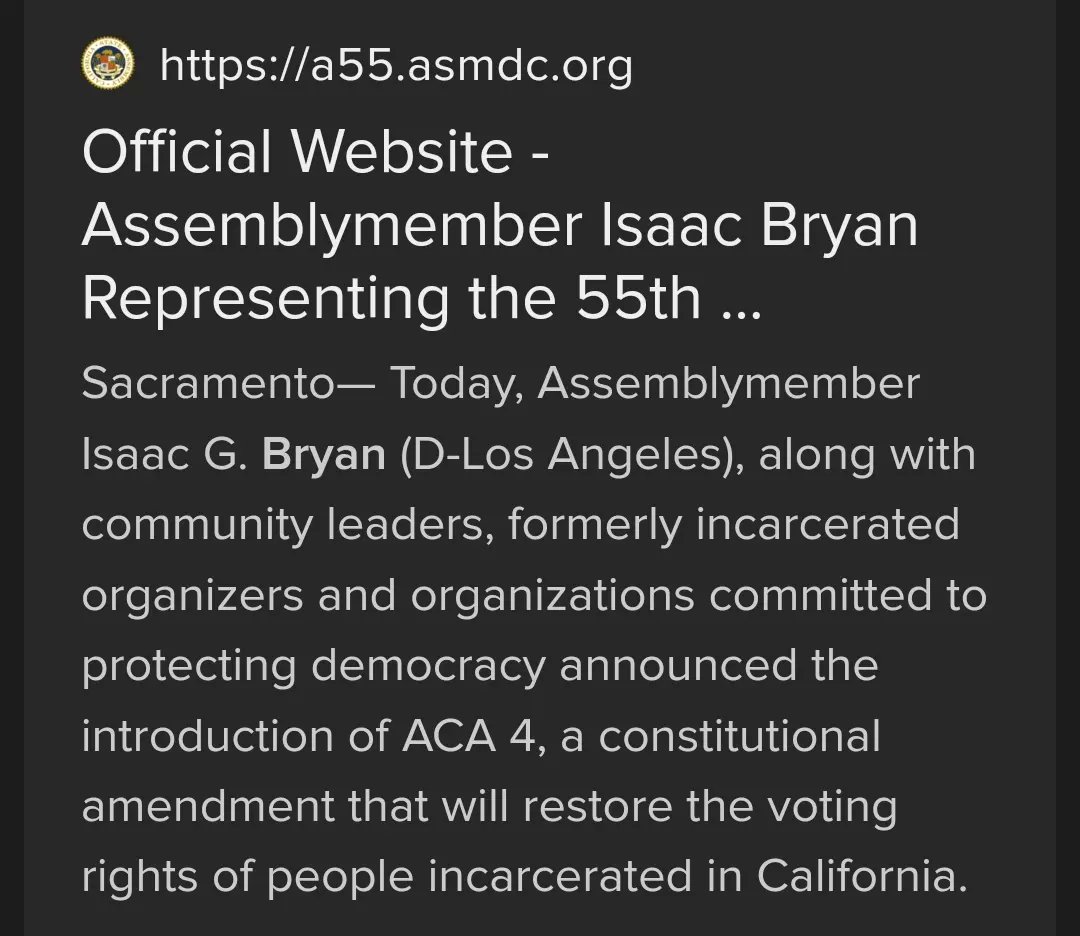 Real_DennisL's tweet photo. No Voting Rights for Prisoners because the crimes they committed, directly or indirectly, violated the voting rights of other persons. NO #ACA4 π€¬βΌοΈ
Criminals getting to vote isn't called Democracy. https://t.co/RdiOAXC7Ex