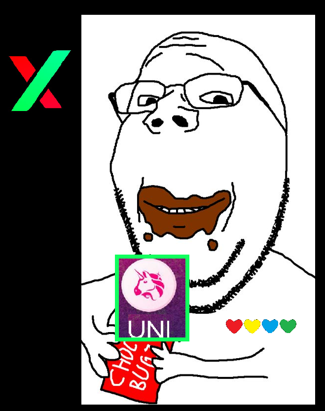 ❤💛💚💙

#PulseX will force Uniswap hand to turn on the "protocol fee" switch with-in its code.

Richard Heart first made Uniswap popular with $HEX and the big volume.

Uniswap founder, Hayden, knows RH is a smarty pants.

UNI is a useless governance token*

$PLSX has the "Buy