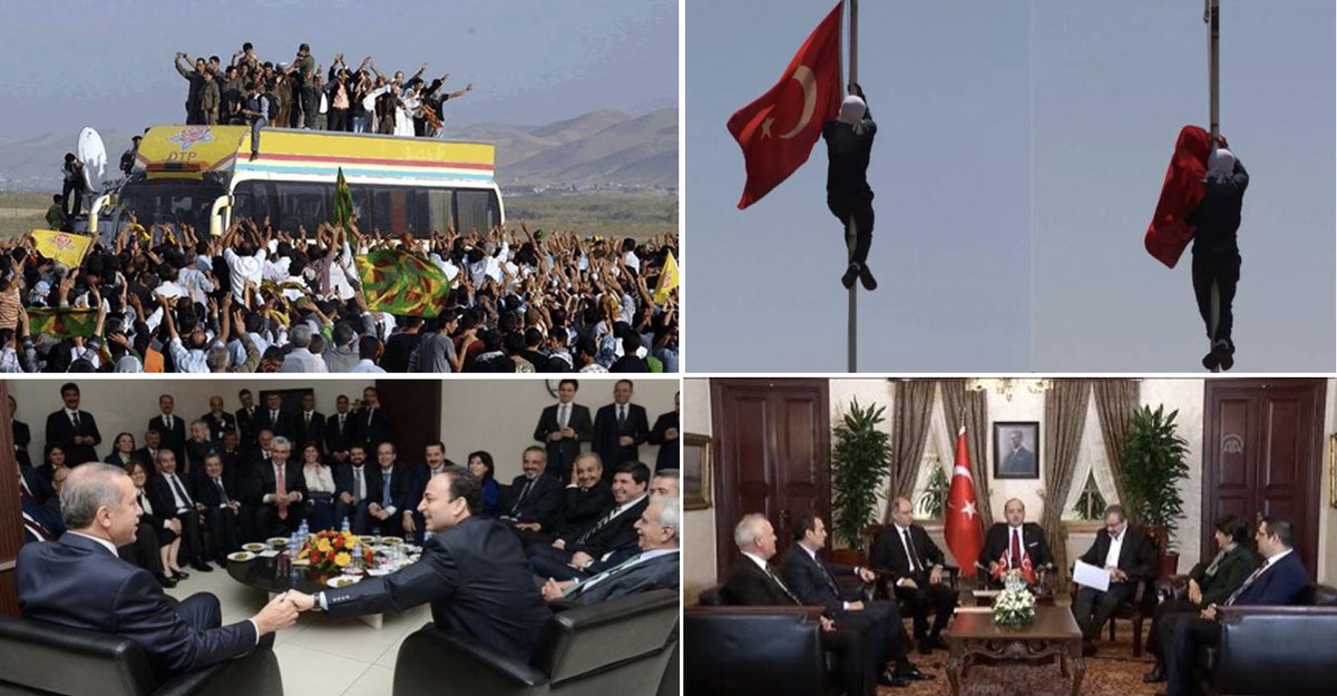 Efe_CumhurFatma's tweet photo. 2009 Habur rezaleti oldu

2012 PKK ile Oslo’da görüşüldü

2015 Diyarbakır meydanı’nda Öçalan’ın mektubu okundu

2014 Diyarbakır/Lice’de kışla içinde Türk bayrağı indirildi

2018 AKP-HDP arasında Dolmabahçe mutabakatı imzalandı

Bunların hepsini KILIÇDAROĞLU değil,ERDOĞAN yaptı!! https://t.co/n1IqVfeetP