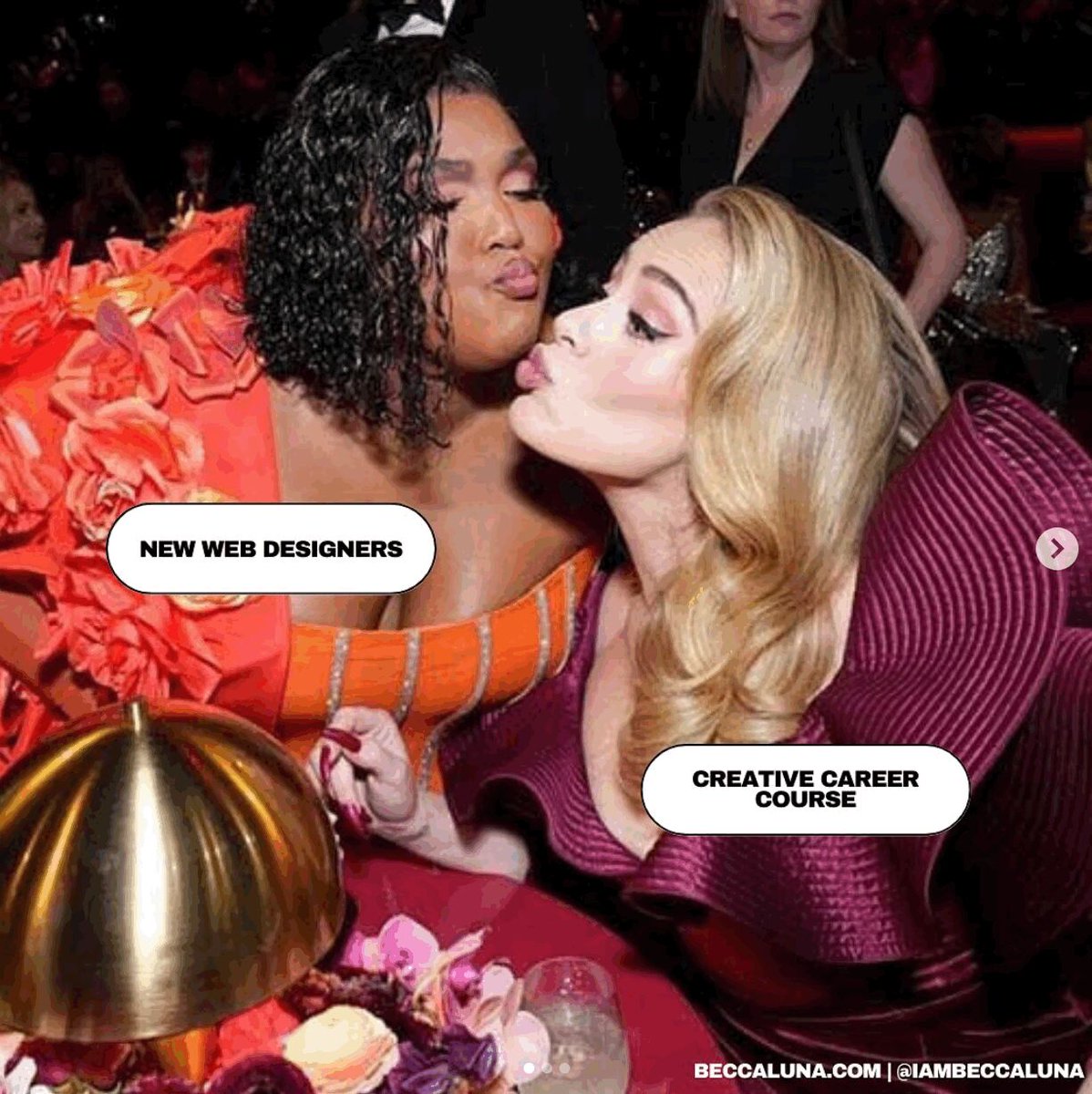 iambeccaluna's tweet image. This could be us but you playin’…😏
Creative Career Course is literally one click away (& IT’S FREE!): bit.ly/3pnmyQN
#creativecareercourse #webdesigners #freewebdesign