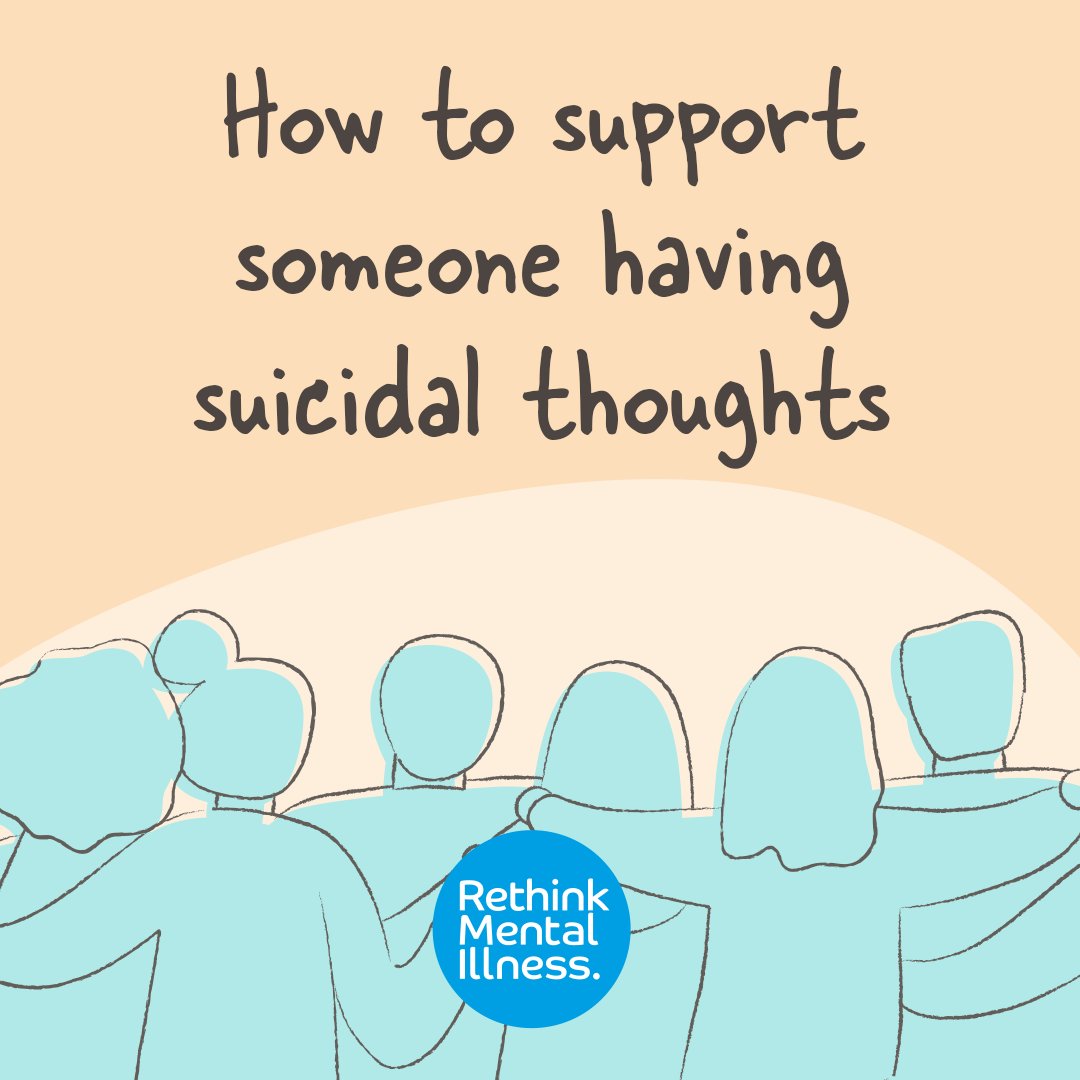 💬 If someone you know is experiencing suicidal thoughts, you don't need to find an answer or try to fix their problem.

Listening to what they say lets them know you care.

Here's some more tips for #MentalHealthAwarenessWeek 👇

(1/8)