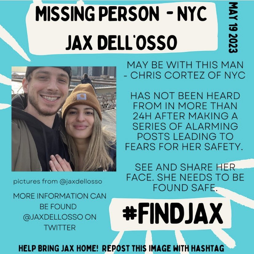 FIND JAX DELL'OSSO ❗️#FINDJAX #JUSTICEFORJAX tweet media