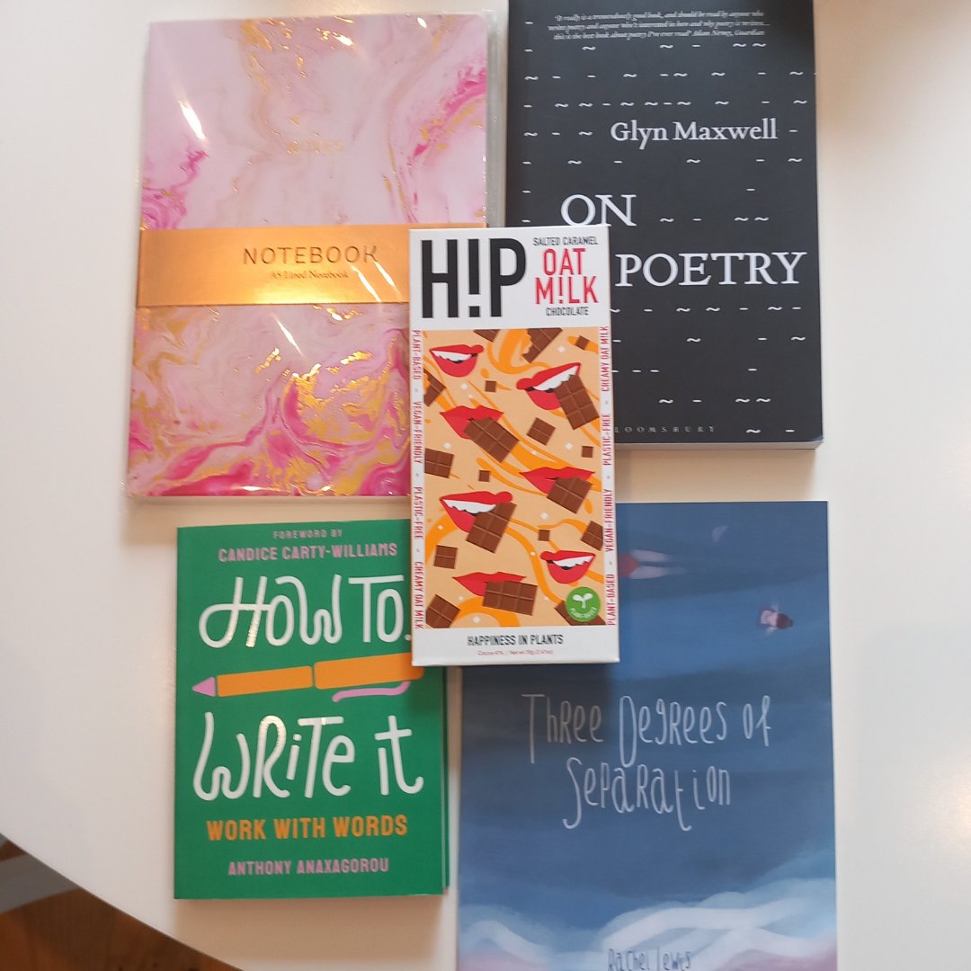 GIVEAWAY ALERT!! To enter and potentially win all the gifts below to support your #writing, subscribe to my #poetry #newsletter by 7th June! If you're already a subscriber, retweet to enter 🎁 rachellewispoet.com/apoetswork