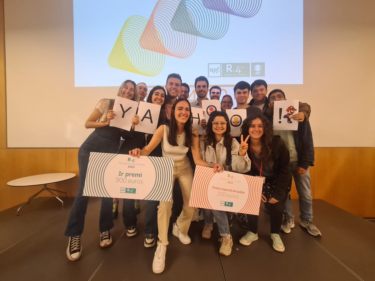 anais_ep's tweet photo. I am delighted to share that I have been selected as the winner of #Rin4UPF competition 👏 Grateful to have received both the main prize and the public prize. Many thanks to the organizers and my colleagues at @BCN_MedTech for their support. https://t.co/3BujTPftDG