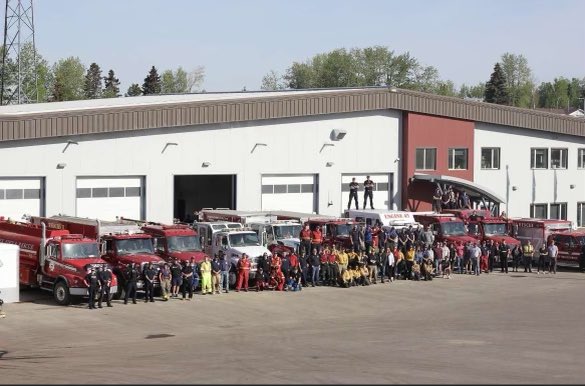 I want to say a quick thank you to Cremac Metals in Red Deer for giving my son Owen time off of work to volunteer fight fires in Fox Creek. Volunteers cannot give back without the support of the people they work for.