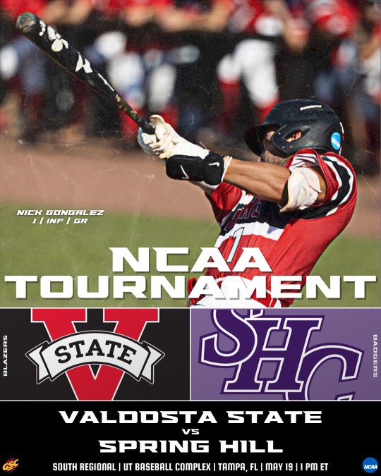 Blazer Baseball Heads To Cleveland, Tenn. For Weekend Series - Valdosta State  University Athletics