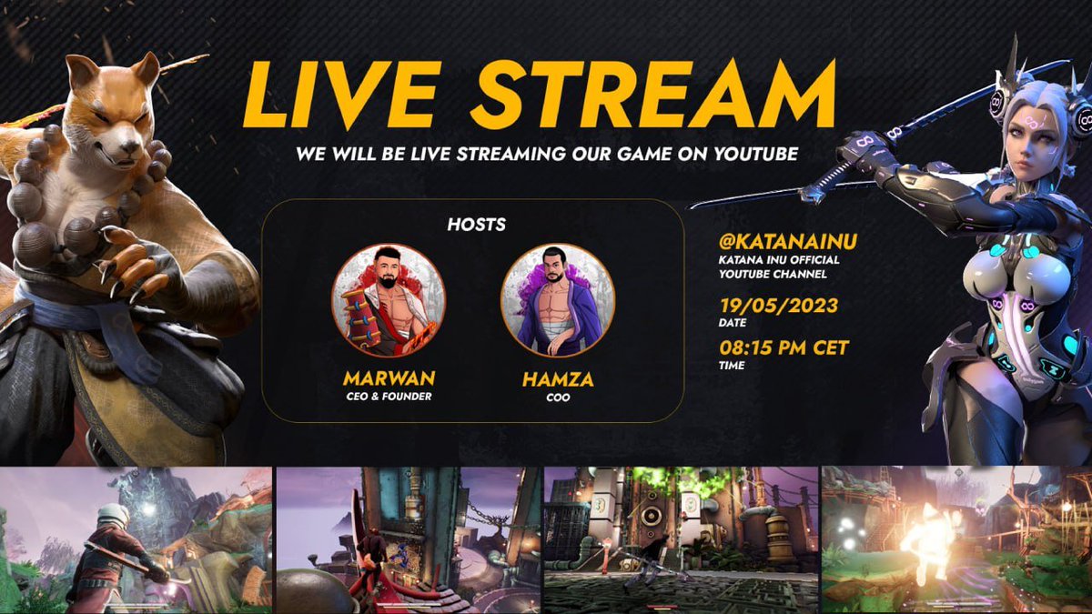 TOPLULUK OYUN GECESİ!
📅Bugün saat 20:15'te CET

En yeni sürümü indirdiğinizden emin olun!
👉play.katanainu.com

Discord'da sesli sohbete gelin:
👉discord.gg/KatanaInu
Akış: youtube.com/c/katanainu