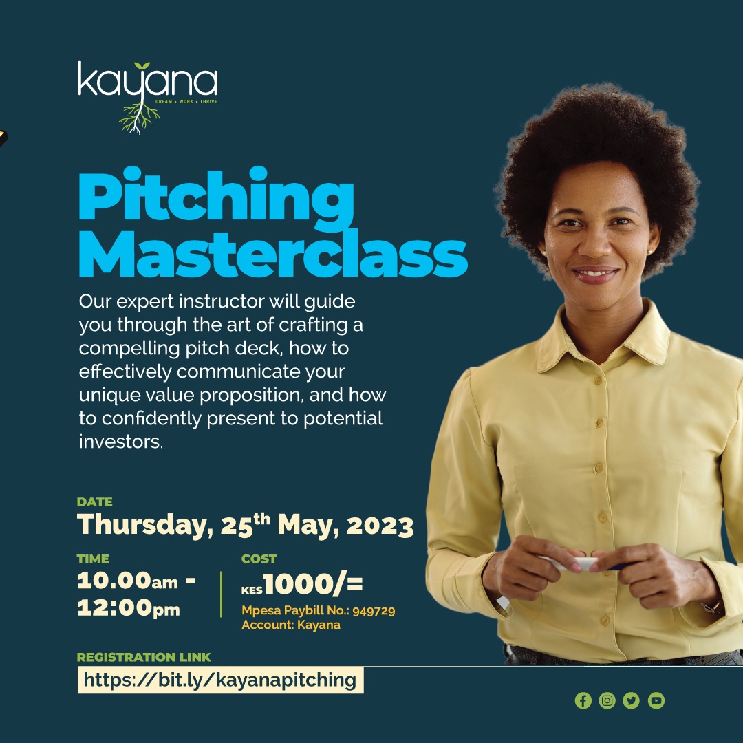 Join us next week for an immersive session packed with insider knowledge, expert guidance, & practical strategies to perfect your pitching prowess

Only a Few Days Left to Register! Don't Miss Out! ⏳

Secure your spot: bit.ly/kayanapitching

#PitchingMasterclass #DreamWorkGrow