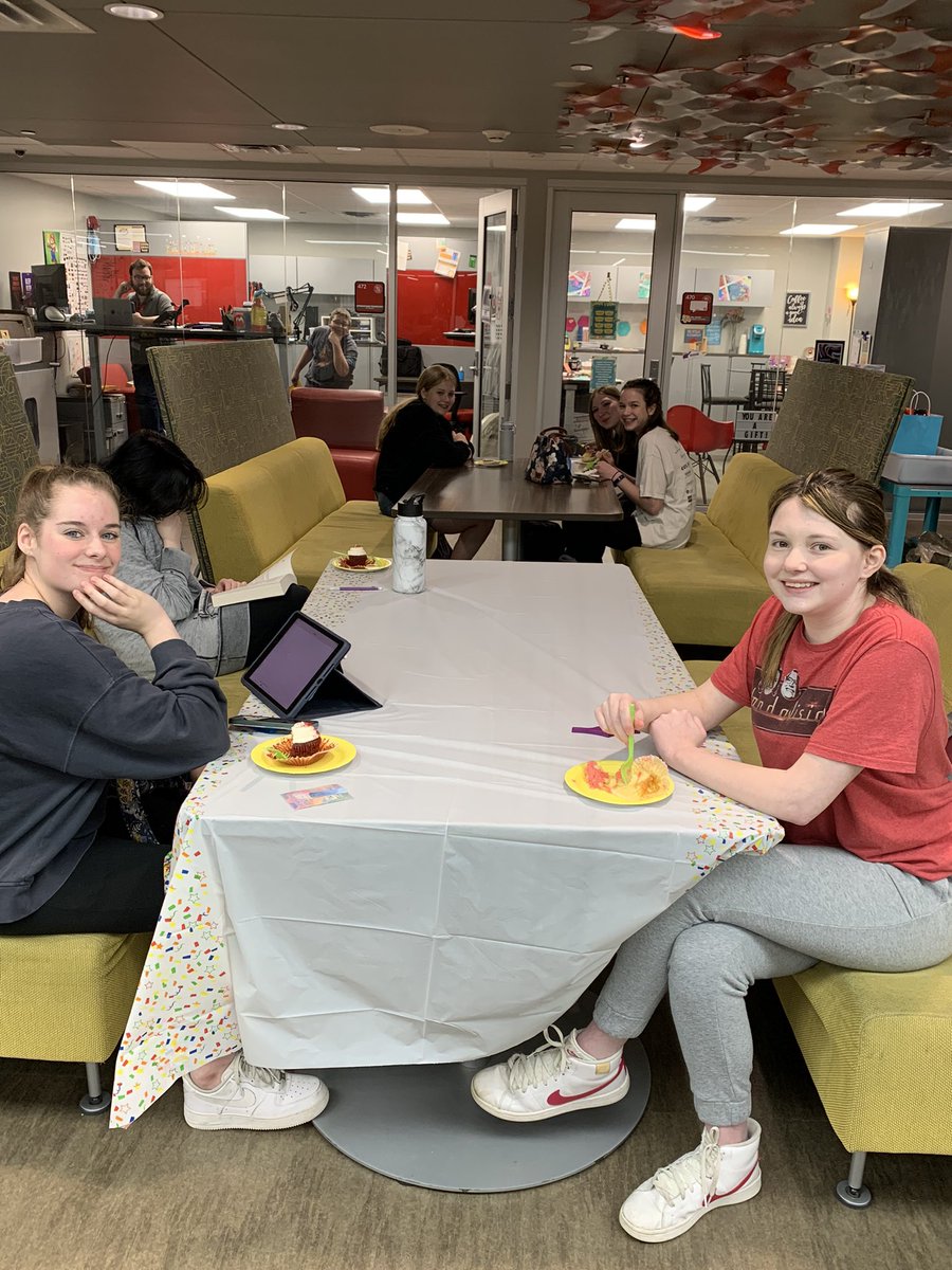 We had a blast celebrating our Book Bingo Reading Challenge friends! We had 7 participants get a coverall for their board 🤩 So proud of everyone who stopped by or hung out to celebrate during these busy last few days of school 🥳