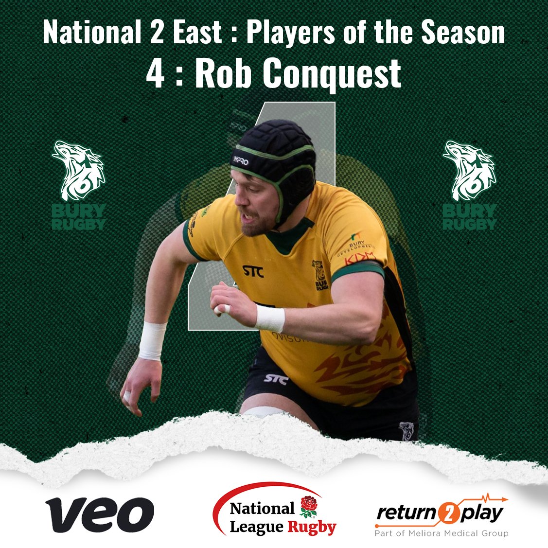 Natleague_rugby's tweet image. Next in our Players of the Season it's 4. Second Row: Congratulations to @BSERugby's Rob Conquest #Nat2E