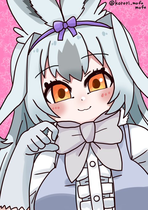 『カンジキウサギちゃん』  ずっきゅーーーん  #けもフレ3 #けものフレンズ  #イラスト