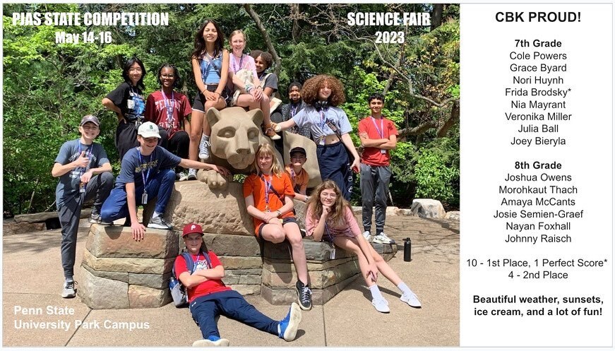 Cedarbrook scholars did an awesome job at the PJAS State Competition!! 👏👏👏 #sciencefair #pjas #ichoosecsd instagr.am/p/CsbWSn7uPt0/