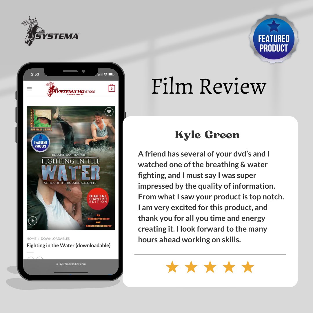 systemavasiliev's tweet photo. This featured film is $5 this week: https://t.co/USkdjBpXHX
#SystemaVasiliev #SystemaCommunity #RussianMartialArts #SystemaInstructor #SystemaTraining #Systemafilm https://t.co/p5Uhkyucjw