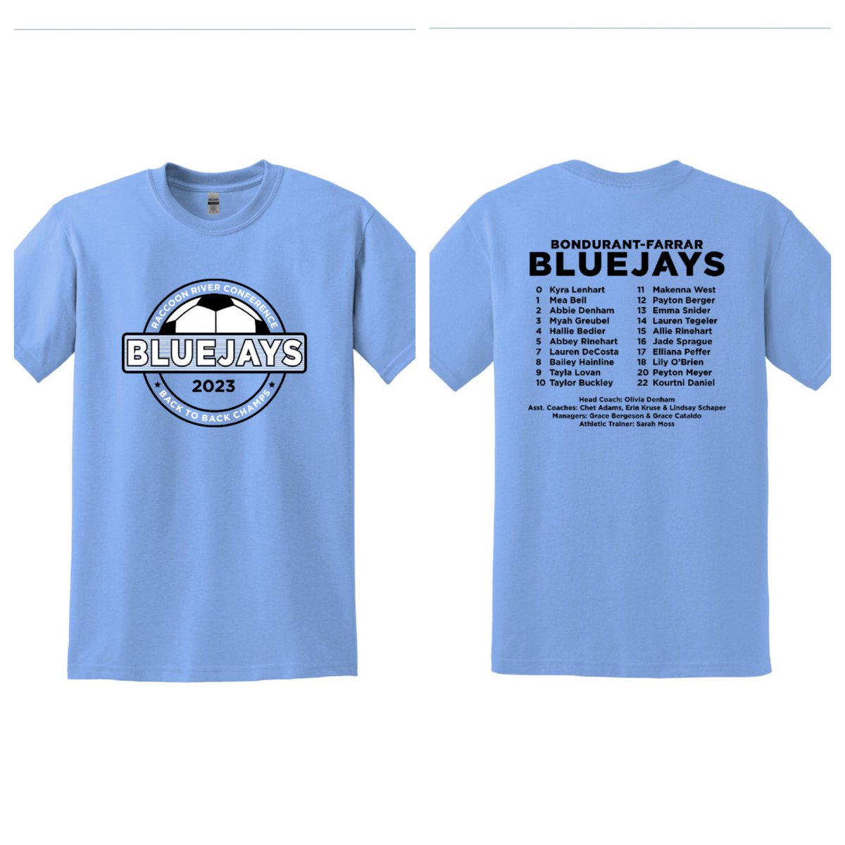 bfladyjaysoccer's tweet photo. Order your BF Girls Soccer Conference Champs apparel here:

https://t.co/SZxB3jr23s

Shop closes: THIS Sunday, 5/21 https://t.co/60Iqmm1PE8