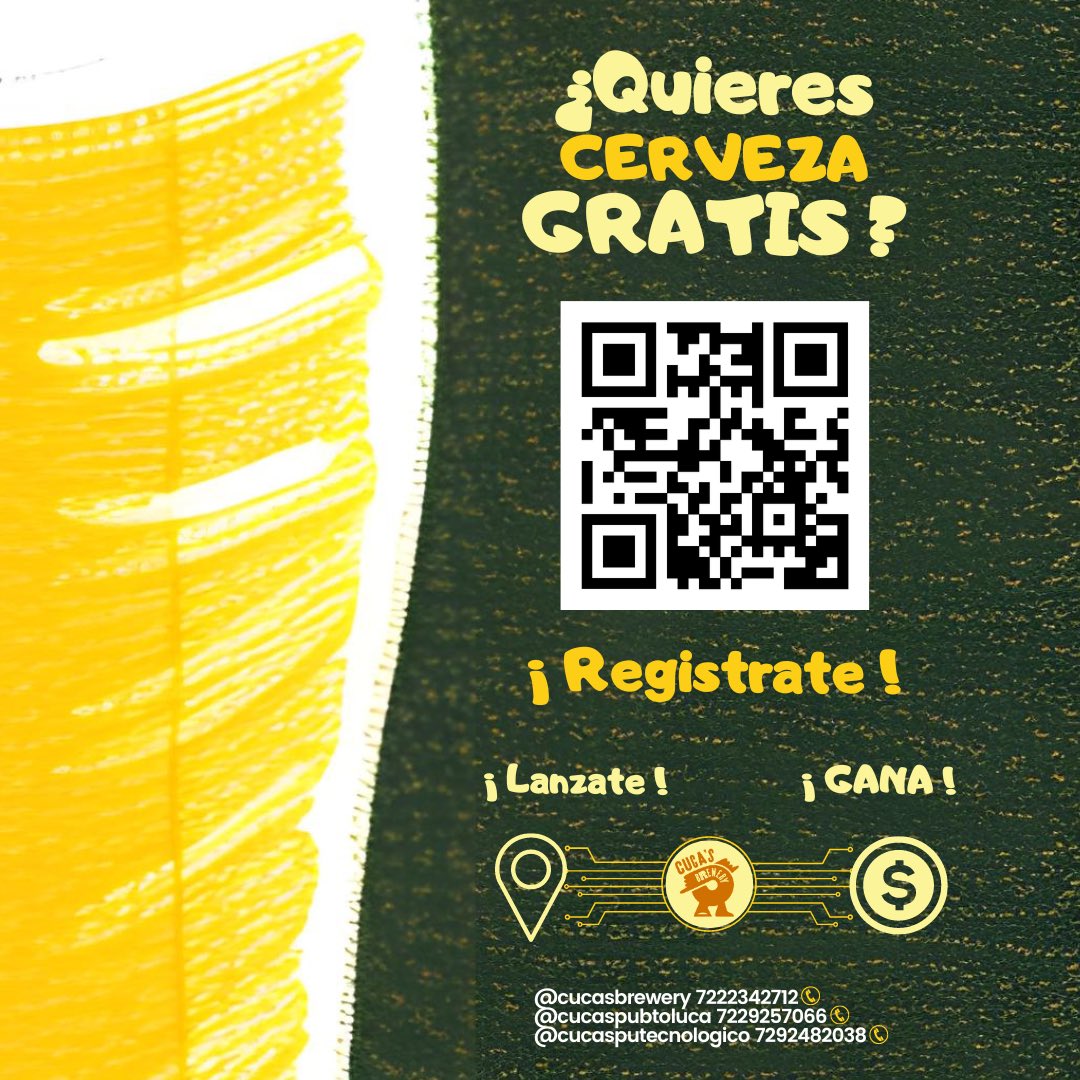 cucasbrewery's tweet photo. Regístrate: 
https://t.co/qXETWpkclt https://t.co/YSKDzoA19Z